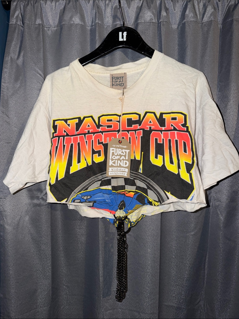NASCAR crop top vintage LF (furst of a king)